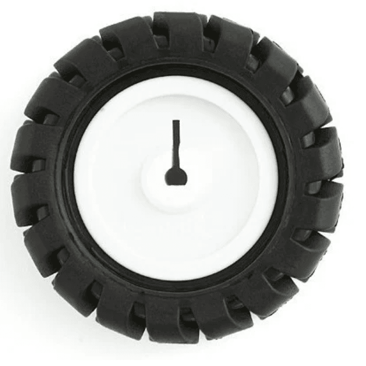 43mm Rubber Wheel Tyre for N20 Gear Motor-Robocraze