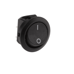 3A 250V AC SPST ON-OFF Round Rocker Switch – Standard SPST rocker switch - Mini Switch - Robocraze