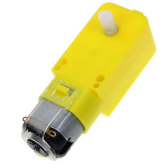 300 RPM Straight Single Shaft BO Gear Motor, ideal for battery-operated vehicles – Robot Motors - Robocraze