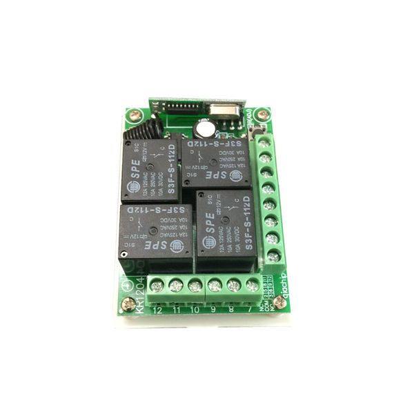 4 Channel Relay Wireless Module – Wireless 4-channel relay module for remote control. -Relay Module -Robocraze