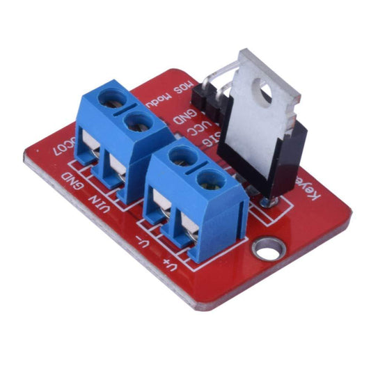 Arduino IRF520 MOSFET Module – Efficient module for high-power load control in electronics. -Arduino Boards -Robocraze