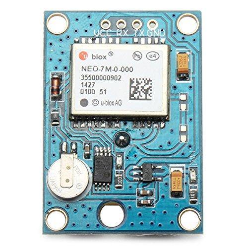 NEO-7M Flight Controller GPS Module - NEO-7M GPS Module for flight controllers & navigation. -Robocraze