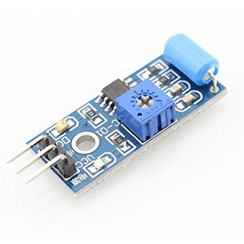Vibration Sensor Module - Detects movement & vibrations for smart systems. -Vibration Sensor -Robocraze