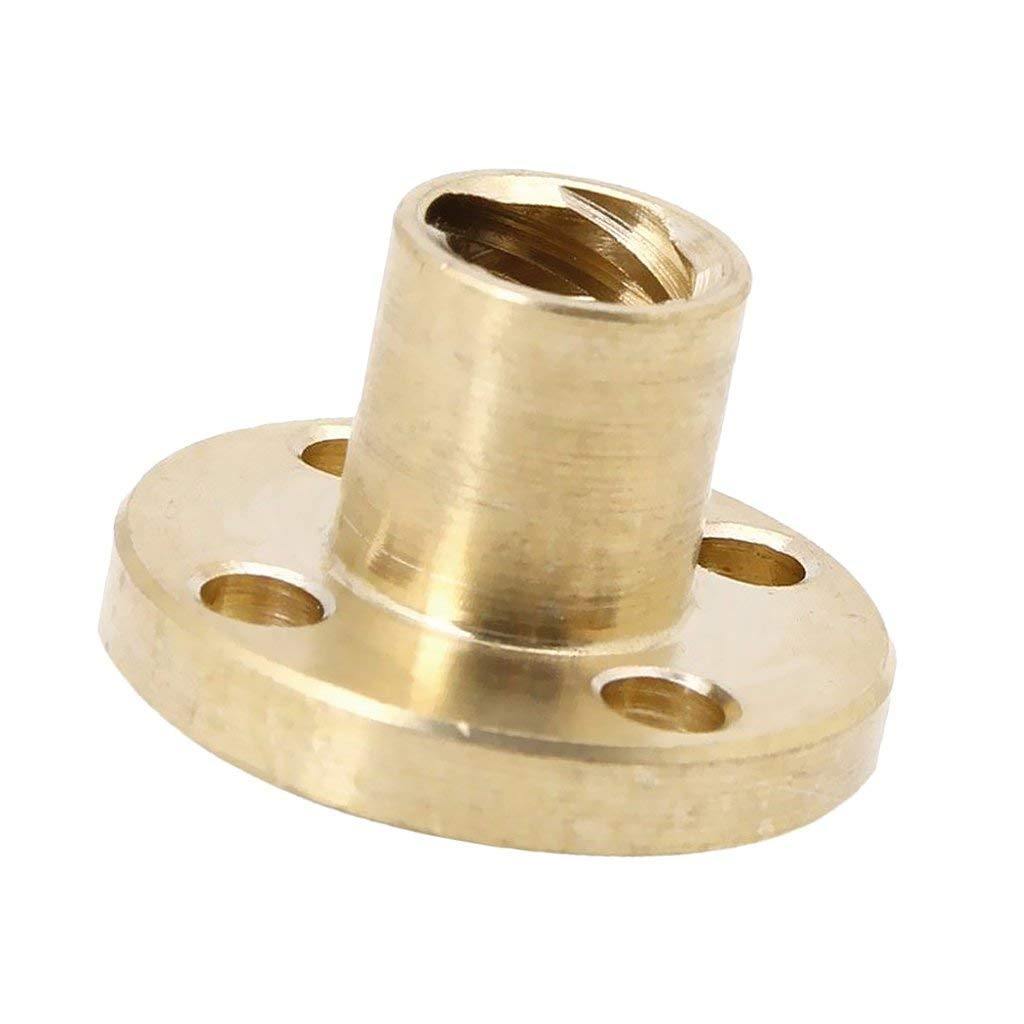 4 Start T Type Copper Nut - 2mm Pitch-Robocraze