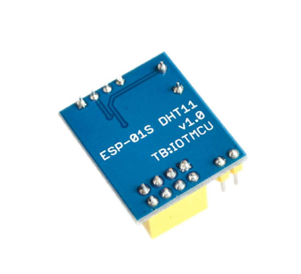 ESP-01S DHT11 Sensor Module – Wireless climate monitoring with ESP-01S & DHT11 sensor. -Robocraze