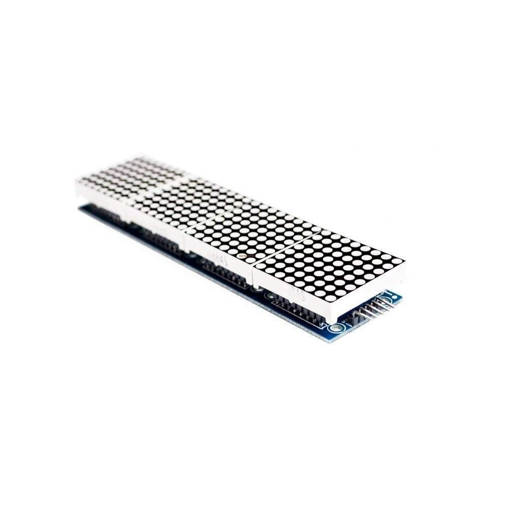 MAX7219 4 in 1 Dot Matrix Display Module – Multi-panel LED display for Arduino. -LED Display -Robocraze