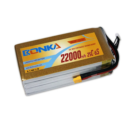 22.2v 22000mAh 25C/50 6S1P DJI S1000 Bonka Lipo Battery Pack-Robocraze
