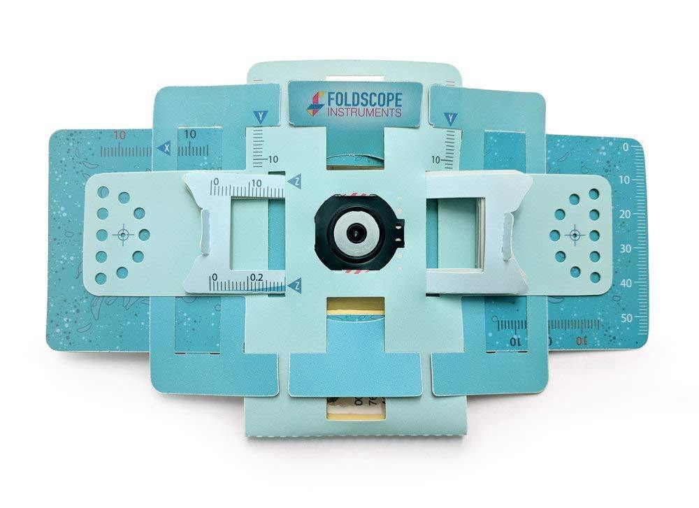 DIY Paper Foldscope Microscope Kit – Scientific DIY Kits, optical STEM Kits & educational Robot Kits. -Robocraze
