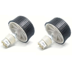 200 RPM DC Gear Motor + 10X4cm Wheel (Set of 2), smooth drive for smart robots – Electric Motors - Robocraze