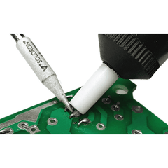 Soldron Black Aluminium Desoldering Pump – Sturdy pump for solder removal – soldering machine - Soldering Kit -Robocraze
