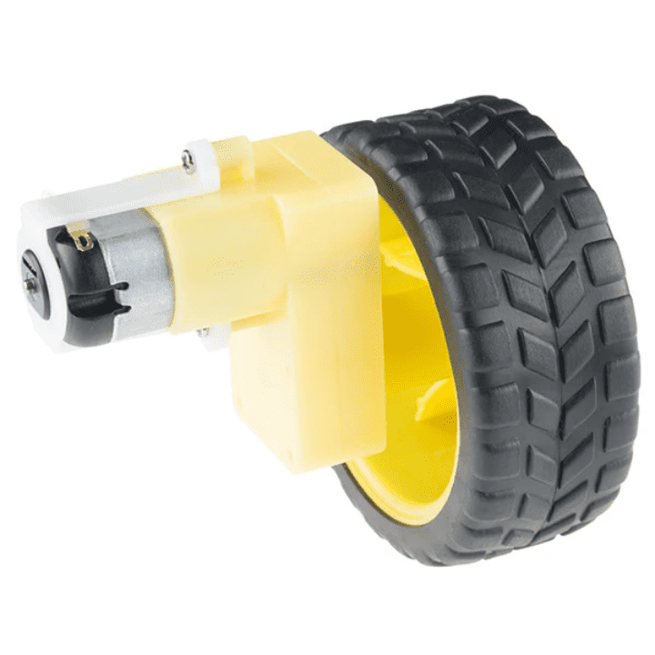 65mm Rubber Wheel for BO Motor – Reliable BO motor wheel for robotics – Robot Wheels and Chassis - Robocraze