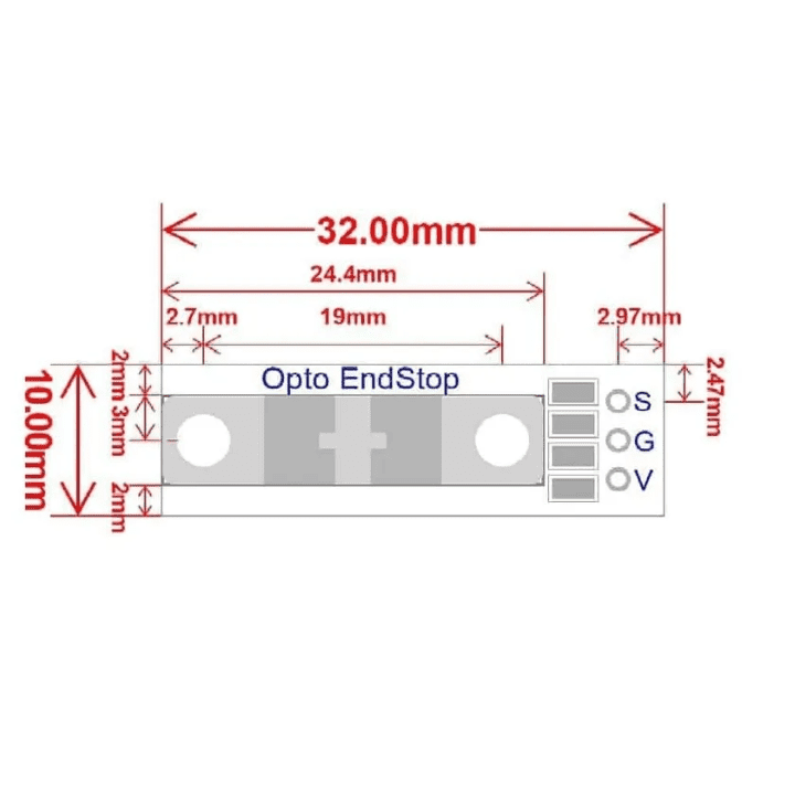 Stopgap Optic Optical Endstop with 50cm Cable Photoelectric Light Control Optical Li ...