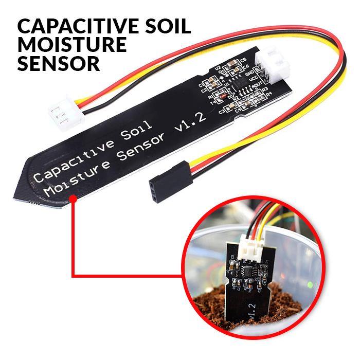 Analog Capacitive Soil Moisture Sensor-Robocraze