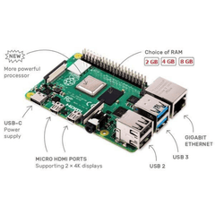 Raspberry Pi4 2GB Board with Arduino Nano 33 IoT with Headers