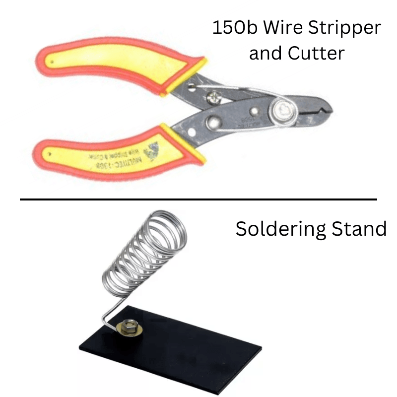 12 in 1 25W Soldering Kit – Complete set for electronics – soldering iron kit - Soldering Kit -Robocraze
