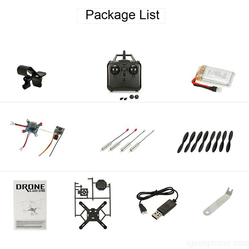 DM002HW DIY Drone Kit with WiFi and Camera - DIY Drone Kits - DIY Drone Parts - Robocraze
