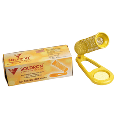 Soldron Iron Stand with Sponge – Stable stand for safety – soldering iron stand - Soldering Kit -Robocraze