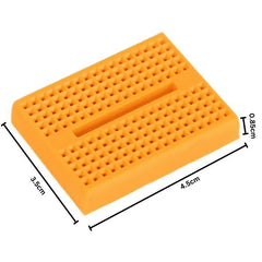 170 Points Mini Breadboard – Compact solderless breadboard for quick prototyping. Electronic Components - Robocraze