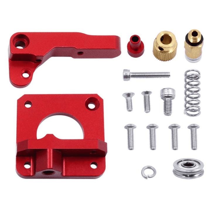 Extruder Kit Right Side Upgraded Red MK8 All Metal Bowden for 1.75mm Filament-Robocraze