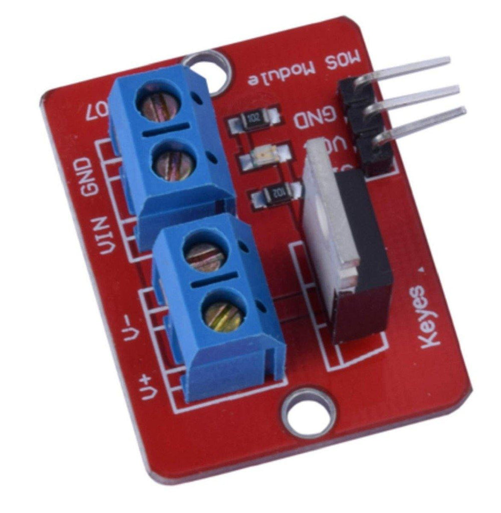 Arduino IRF520 MOSFET Module – Efficient module for high-power load control in electronics. -Arduino Boards -Robocraze