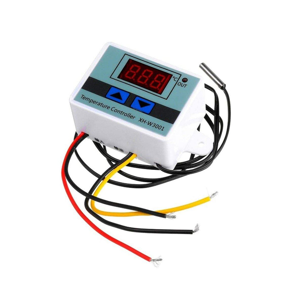 XH-W3001 24V 240W Thermostat Switch – LED digital thermostat switch for heating & cooling. -Robocraze