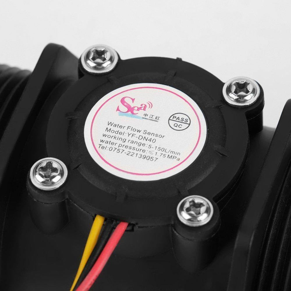 1.5 Inch Water Flow Sensor YF-DN40 – Large sensor for high-flow liquid measurement.-Water Flow Sensor -Robocraze