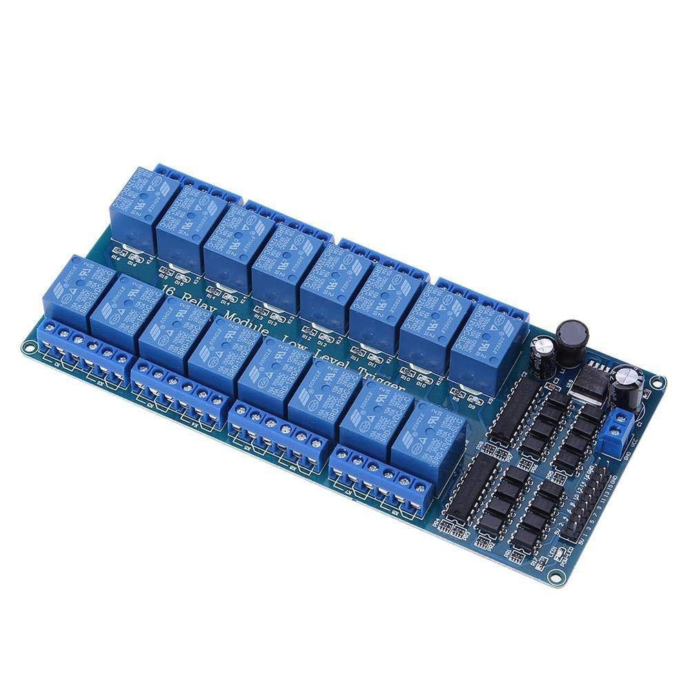 16 Channel 12V Relay Module Board – 16-channel relay board for automation projects. -Relay Module -Robocraze