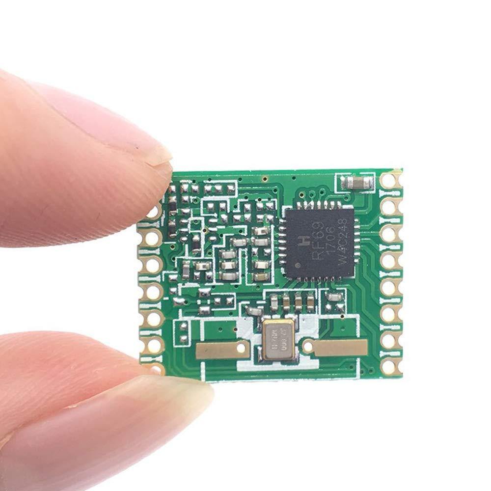 RFM69 FSK Transceiver Module - RFM69 433MHz FSK RF Transceiver Module for long-range wireless communication. -Robocraze