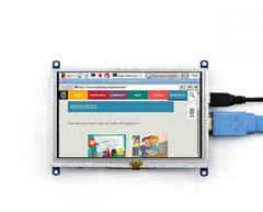 Waveshare 5 inch HDMI Resistive Touch Display – Compact HDMI Raspberry Pi Display. -Robocraze