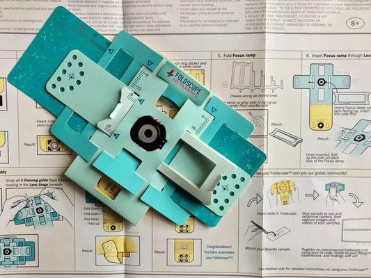 DIY Paper Foldscope Microscope Kit – Scientific DIY Kits, optical STEM Kits & educational Robot Kits. -Robocraze