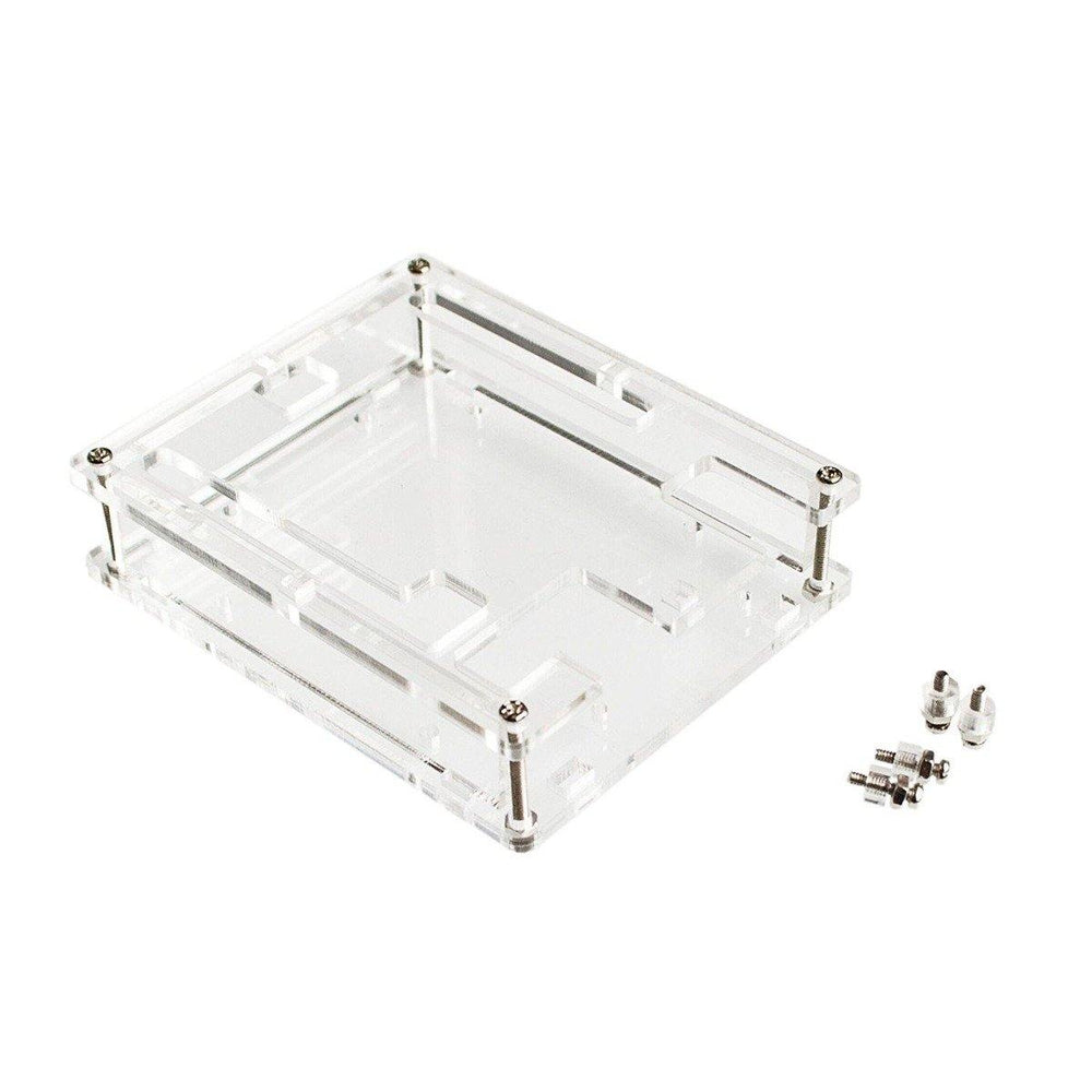 Arduino UNO R3 Transparent Acrylic Case – Clear Arduino UNO R3 case for protection. -Robocraze