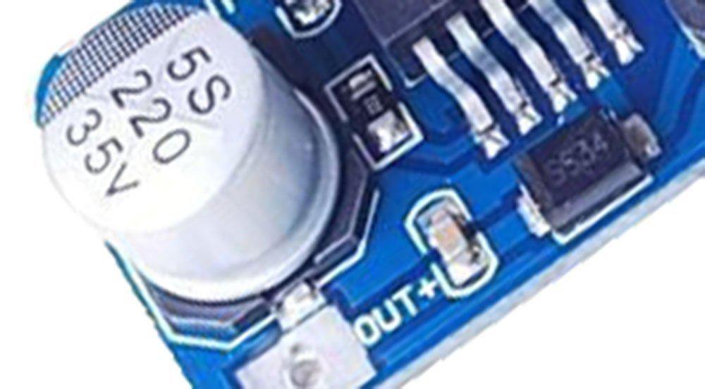 LM2577 DC-DC Step-Up Power Converter Module – Reliable LM2577 module for DC voltage boost. -Power Converter -Robocraze