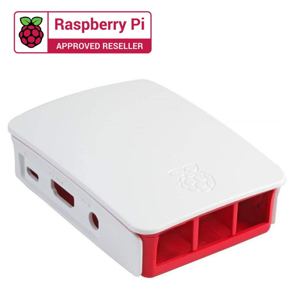 Raspberry Pi 3 Official Case (White & Pink) – Genuine Official Raspberry Pi Case for Pi 3 B/B+. -Robocraze