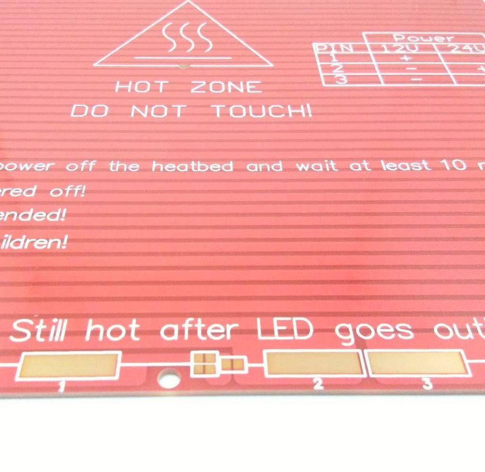 MK2B 3D Printer PCB Heat Bed - 214 mm-Robocraze