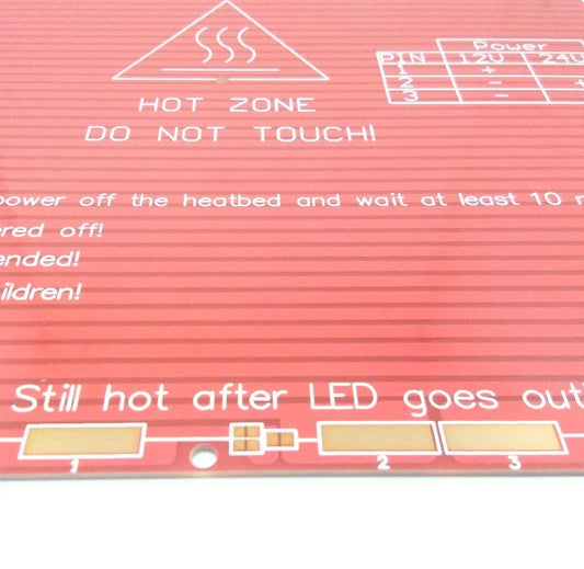 MK2B 3D Printer PCB Heat Bed - 214 mm-Robocraze