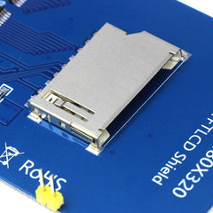 Arduino 3.2in TFT LCD Shield – High-resolution Arduino shields with a touch display for projects. -Robocraze
