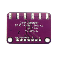 Si5351A Clock Signal Generator Module – Clock signal generator module for frequency synthesis - Robocraze