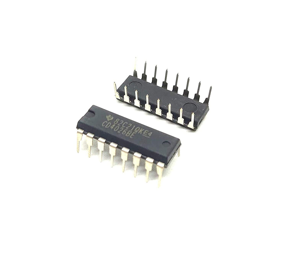 CD4026 Decade Counter/Divider IC – Decade counter IC for 7-segment display control - Robocraze