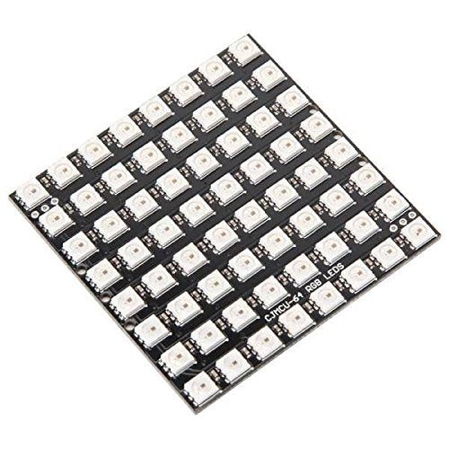WS2812 64 Bit RGB LED Matrix – Large programmable LED display for lighting effects - Electronic Components - Robocraze