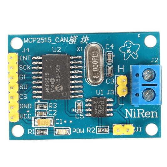 MCP2515 CAN Bus Module + TJA1050 – MCP2515 CAN Bus module for SPI communication. -CAN Bus Module -Robocraze