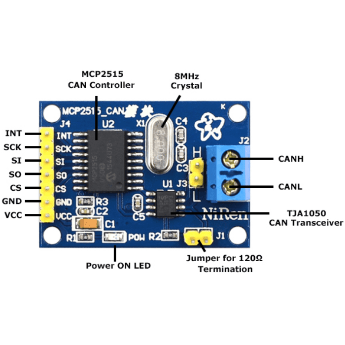 Buy MCP2515 Can Bus Module Online in India | Robocraze