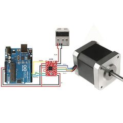 A4988 Stepper Motor Driver with Heat Sink – Precise 3D printer control.-Robocraze