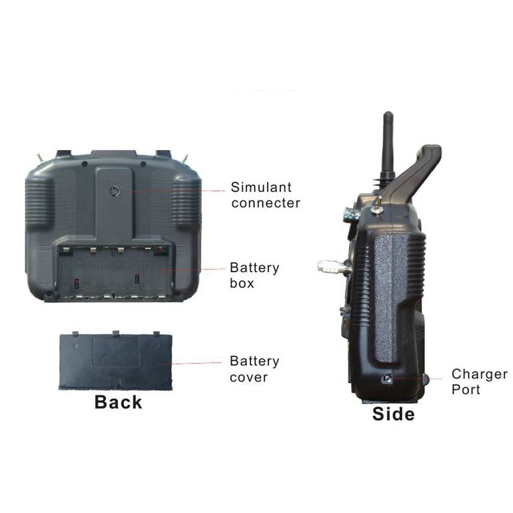 FlySky FS-CT6B 6CH 2.4GHz Transmitter & Receiver – FPV drone remote for quadcopters. -Robocraze