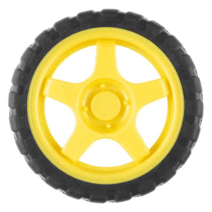 65mm Rubber Wheel for BO Motor-Robocraze