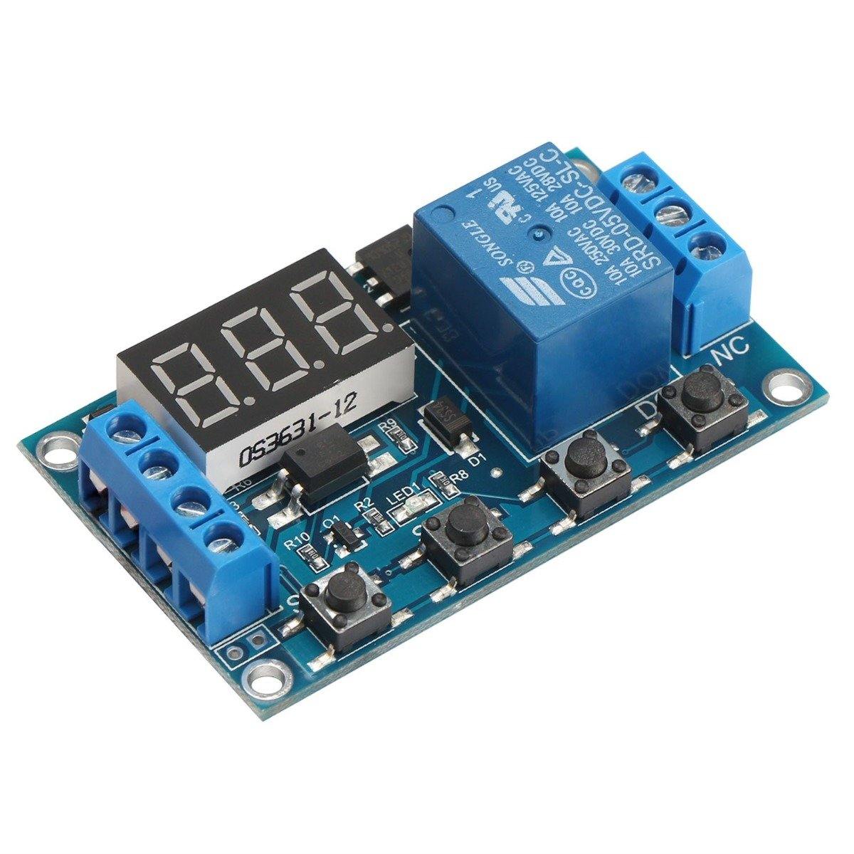 Buy DC 6-30V One Way Relay Module with Trigger Delay Online in India ...