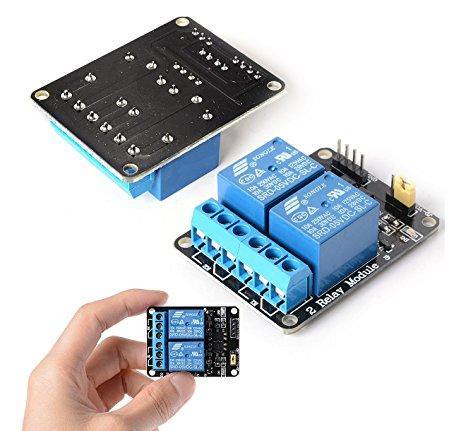 2-Ch 5V Relay Board – 2-channel 5V relay module for Arduino. -Relay Module -Robocraze
