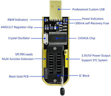 CH341A 24 25 Series Burner Chip EEPROM BIOS Writer Flash Board Programmer-Robocraze