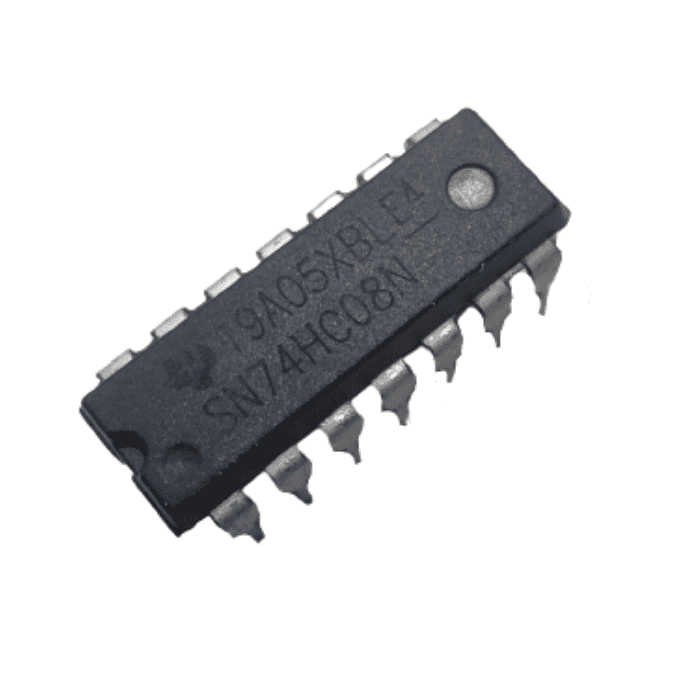 74HC08 Quad 2-Input AND Gate IC – Quad 2-input AND gate IC for logic circuit design. -Robocraze