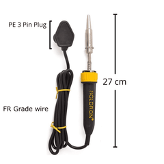 Soldron 75W 230V Soldering Iron – Reliable soldering iron for professionals - Soldering Kit - Robocraze
