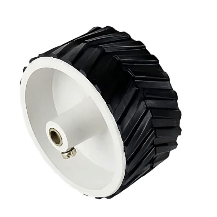 70x40mm Gear Motor Wheel – High-durability wheel for robotics. -Robot Wheels and Chassis -Robocraze